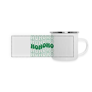 Hohoho Christmas Vintage - Panoramic Camper Mug - white - Front