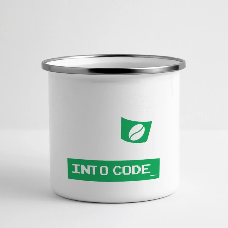 I turn coffee into developer code Panoramic Camper Mug