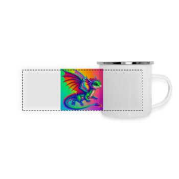 dragon - Panoramic Camper Mug - white - Front