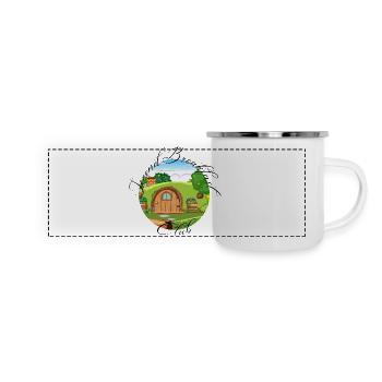 Second Breakfast - Panoramic Camper Mug - white - Front
