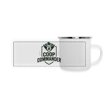 Expert en élevage de poulets - Mug panoramique émaillé - blanc - Devant