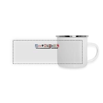 Anonymous - Panorama Emaille-Tasse - Weiß - Vorne