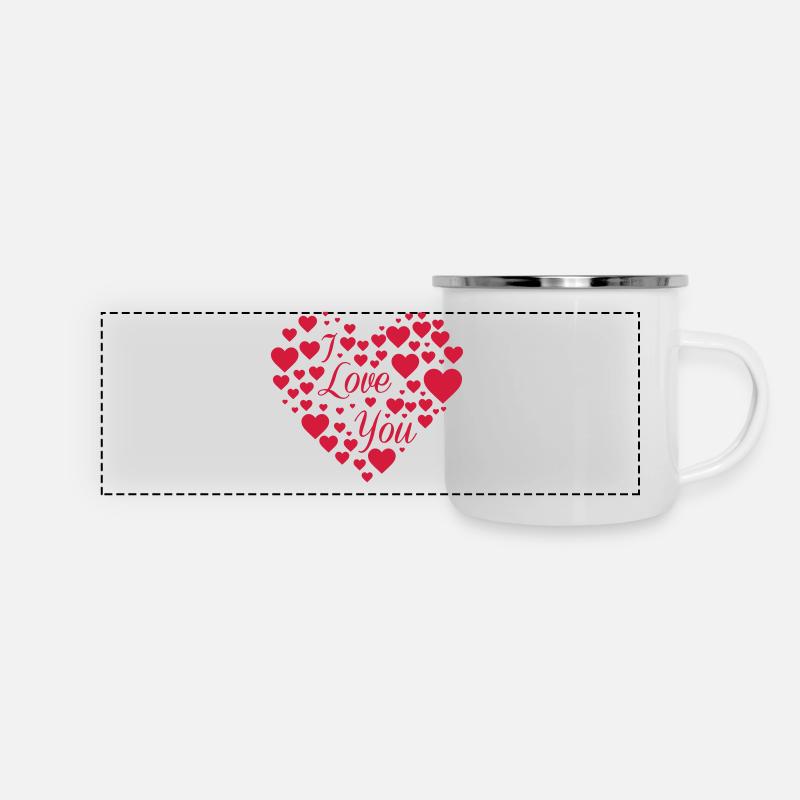 Jeg elsker deg - Panoramic Camper Mug - white