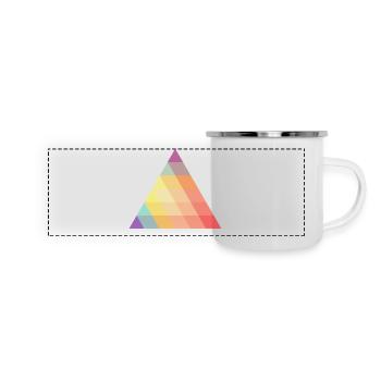 triangle - Panoramic Camper Mug - white - Front