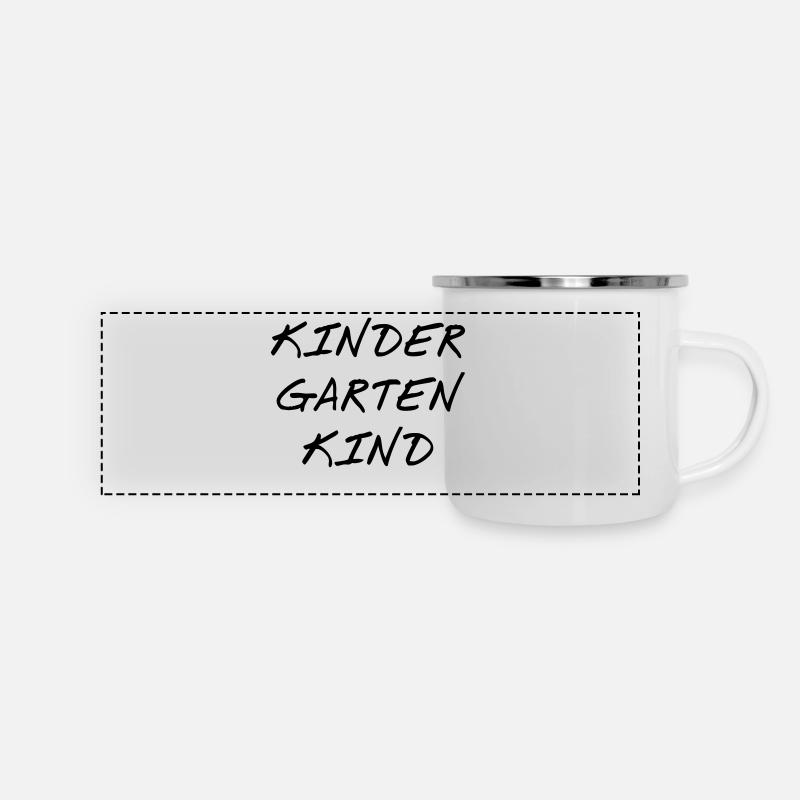 kindergarten child - Panoramic Camper Mug - white