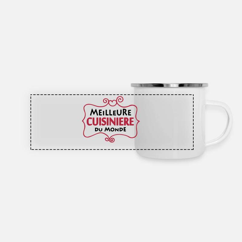 Meilleure CUISINIERE du monde (2c) - Panoramic Camper Mug - white