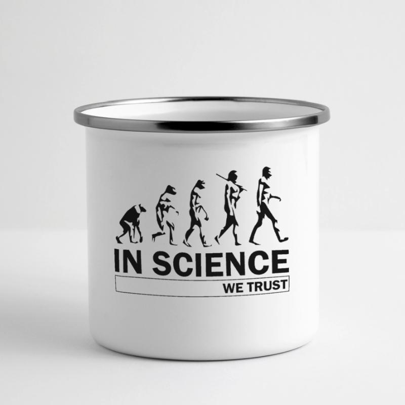 Evolution de la science Mug panoramique émaillé