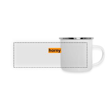 C'est excitant, alors? C'est cool? P.hub-Style - Mug panoramique émaillé - blanc - Devant