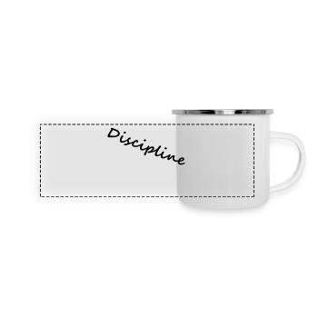 Discipline - Panoramic Camper Mug - white - Front