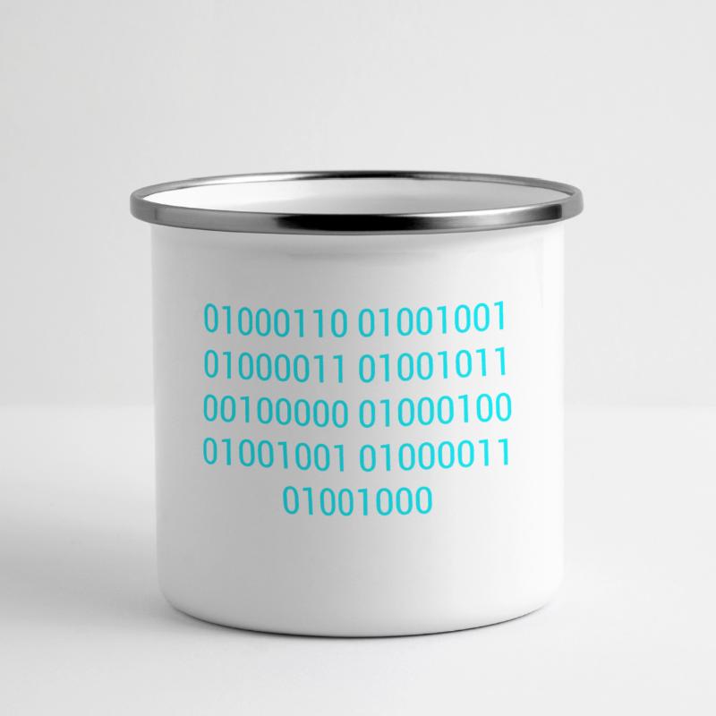 BINARY CODE / BINARY CODE F**K YOU GIFT IDEA Panoramic Camper Mug