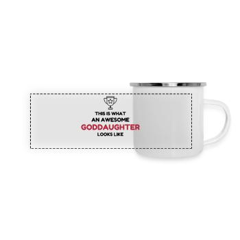 Goddaughter Godson Patentochter Filleule - Panoramic Camper Mug - white - Front