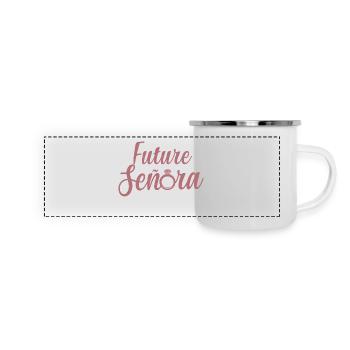 Future Señora Engagement Bridal Shower Wedding - Panoramic Camper Mug - white - Front