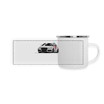 RS6 C7 A6 4G Skulldriver - Panoramic Camper Mug - white - Front