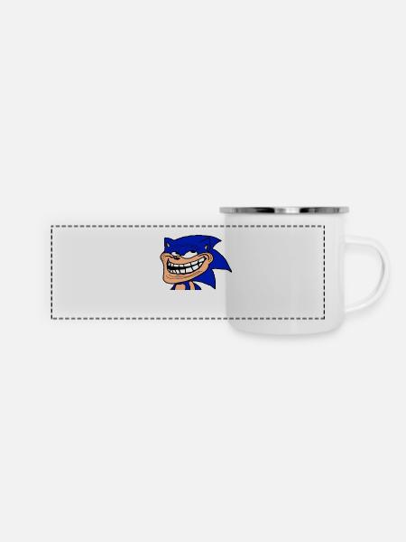 MEME Zeug - Panorama Emaille-Tasse - Weiß