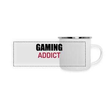 Gaming Gamer Video Game Player Geek - Panoramic Camper Mug - white - Front