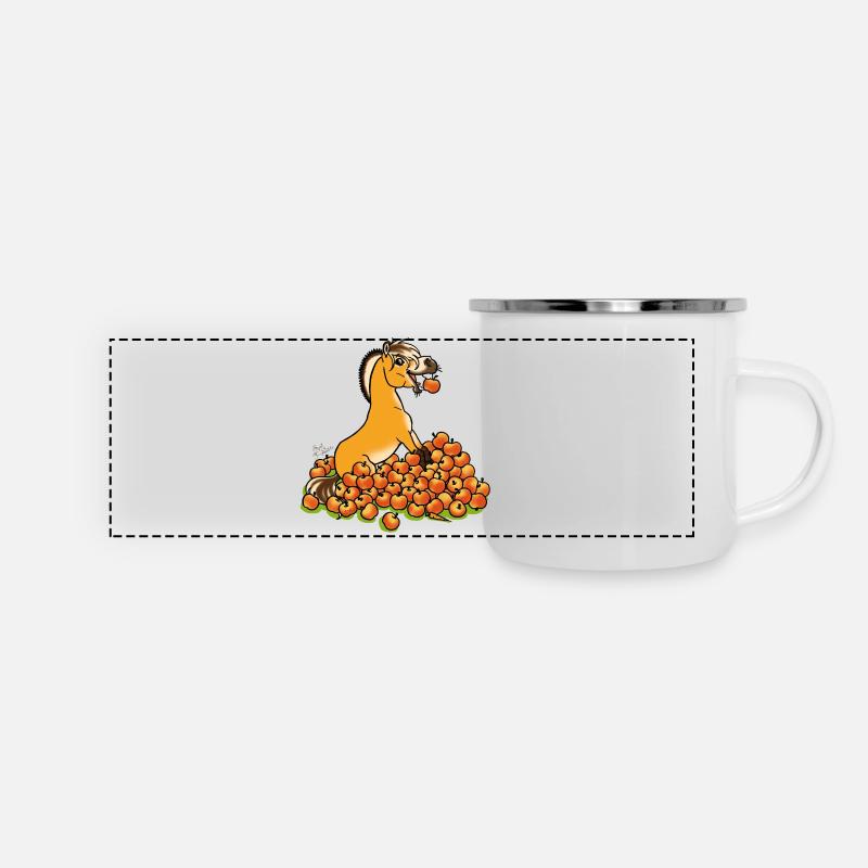 Apple fjord! - Panoramic Camper Mug - white