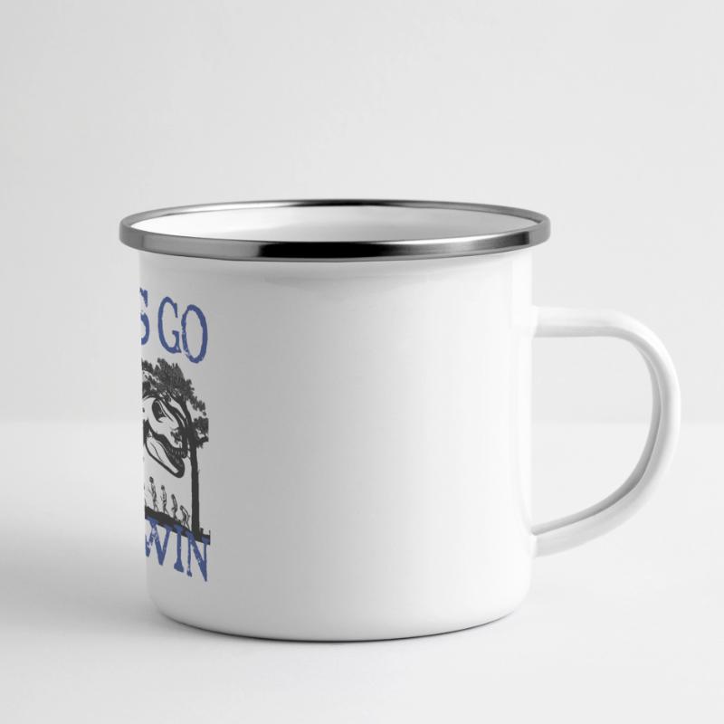 Charles Darwin Evolution textile gift idea Panoramic Camper Mug