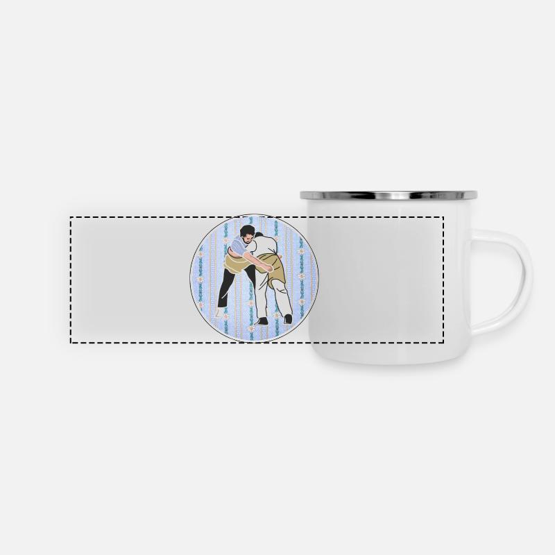 Schwingen, schwinger Edelweiss Tradition - Panoramic Camper Mug - white