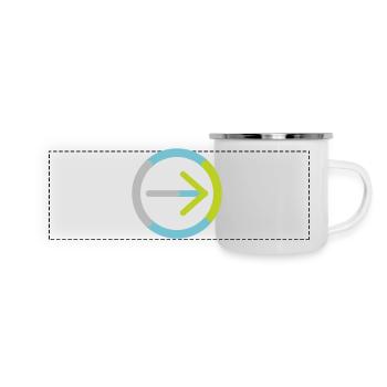 The logo of the cooperative on its own - Panoramic Camper Mug - white - Front