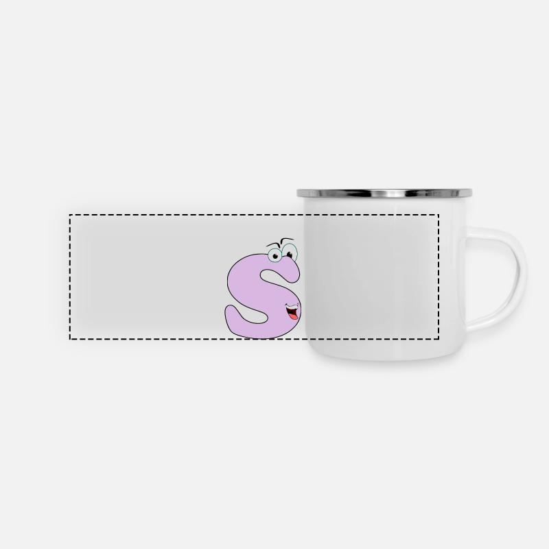 S - Panoramic Camper Mug - white