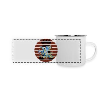 Dragon Europe E 205 - Mug panoramique émaillé - blanc - Devant