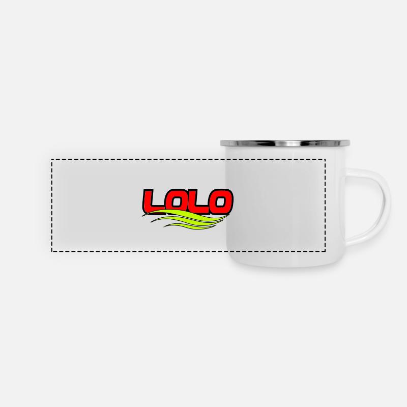 Lolo - Panoramic Camper Mug - white