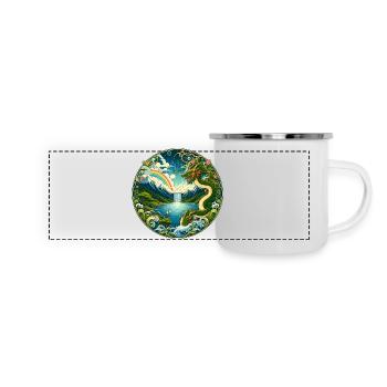 Chinese Fairy Tale - Panoramic Camper Mug - white - Front