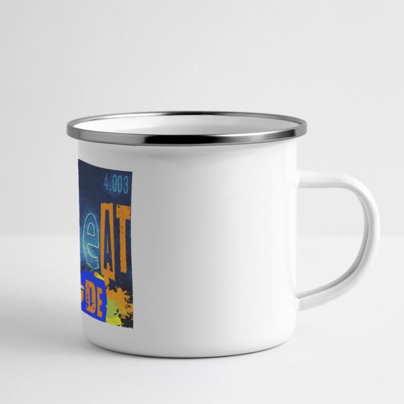 CHEATCODE-CHEMIE Panorama Emaille-Tasse