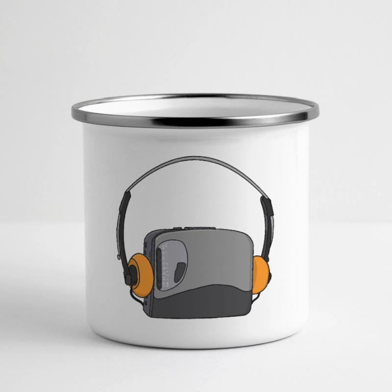Cool Portable Cassette Audio Player Panoramic Camper Mug