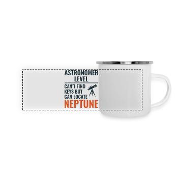 Planètes du système solaire Art spatial - Mug panoramique émaillé - blanc - Devant