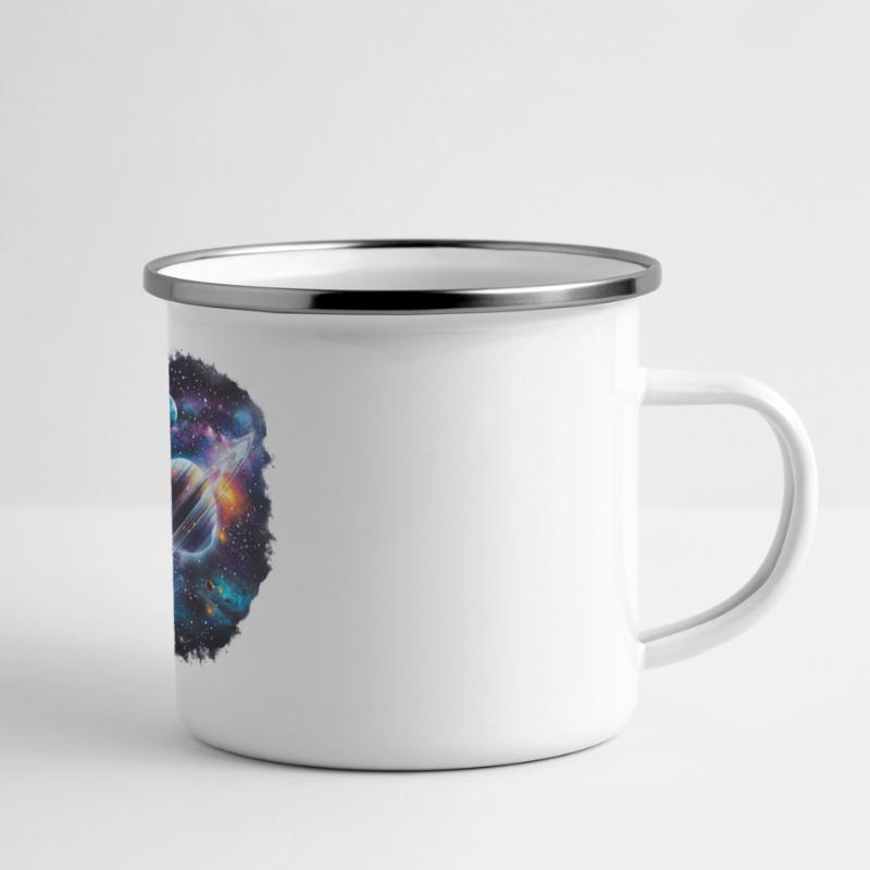 Galactic Planetary System Pattern Panoramic Camper Mug