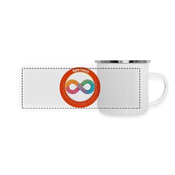 Coach Agile : Résultat vs Sortie - Mug panoramique émaillé - blanc - Devant