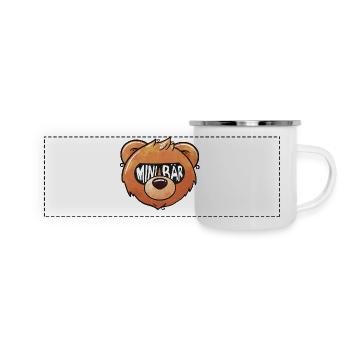 Enfanter - Mug panoramique émaillé - blanc - Devant