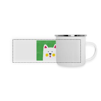 Dog lover - Panoramic Camper Mug - white - Front