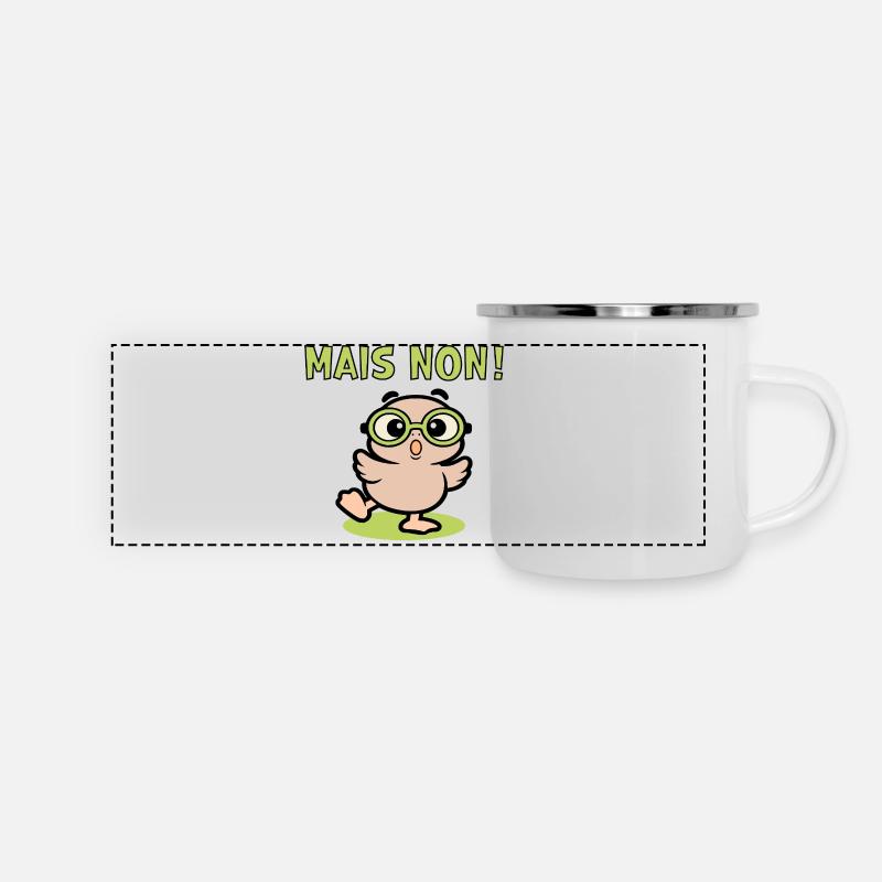 But no chickens - Panoramic Camper Mug - white