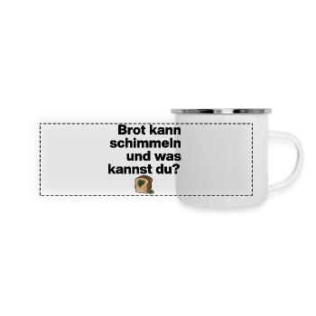 MOISISSURE DE PAIN ET TOI ? CADEAU SARCASME DRÔLE - Mug panoramique émaillé - blanc - Devant