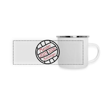 Champion and promoted team 2025/2026 - Panoramic Camper Mug - white - Front