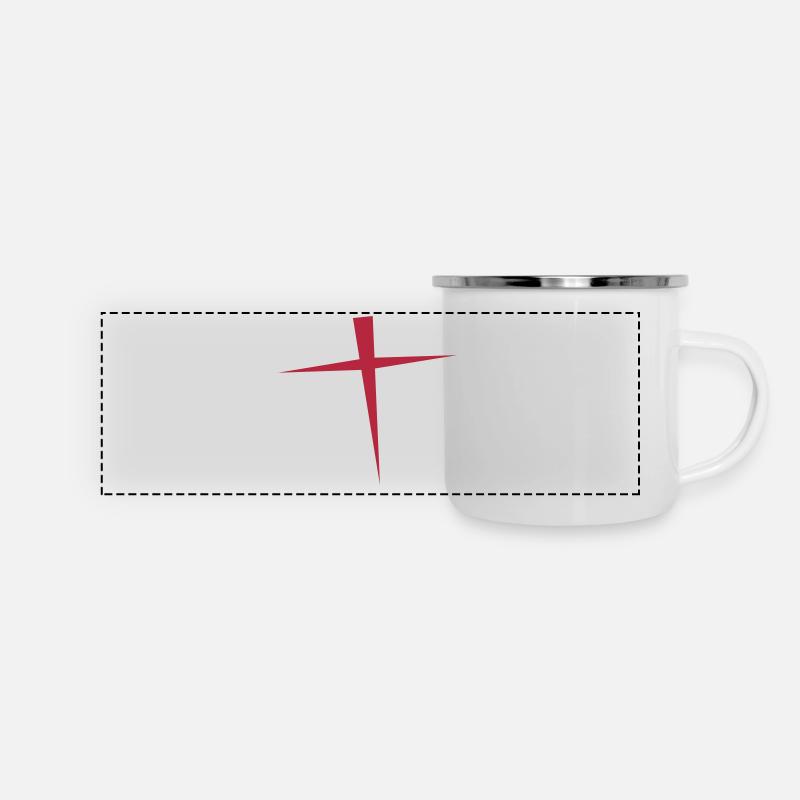 CROSS ENGLAND - Panoramic Camper Mug - white