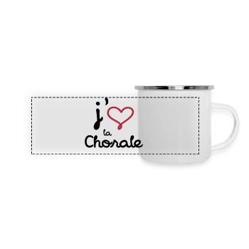 J'aime la Chorale - Panoramic Camper Mug - white - Front