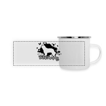 Chien de berger hollandais Chiens de race Wilsigns - Mug panoramique émaillé - blanc - Devant