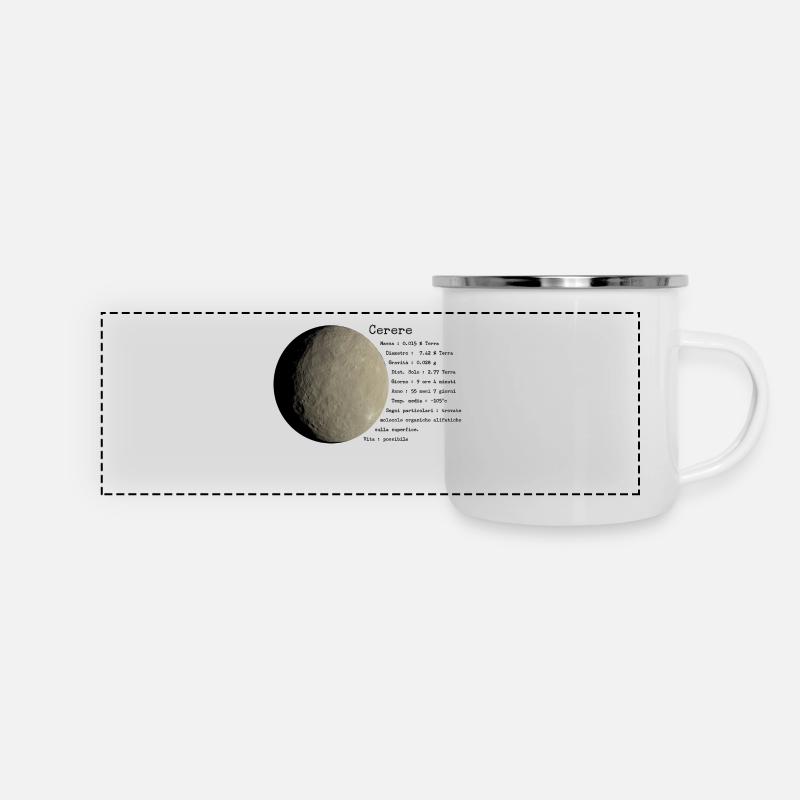 cerere - Mug panoramique émaillé - blanc
