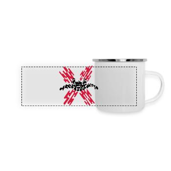 skydiver extreme - Panoramic Camper Mug - white - Front