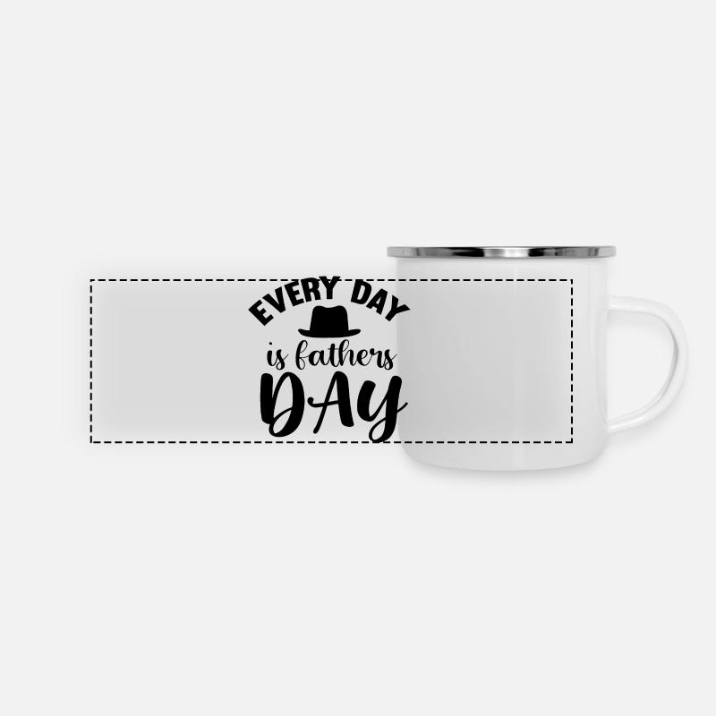 Every Day is Father's Day - Panoramic Camper Mug - white