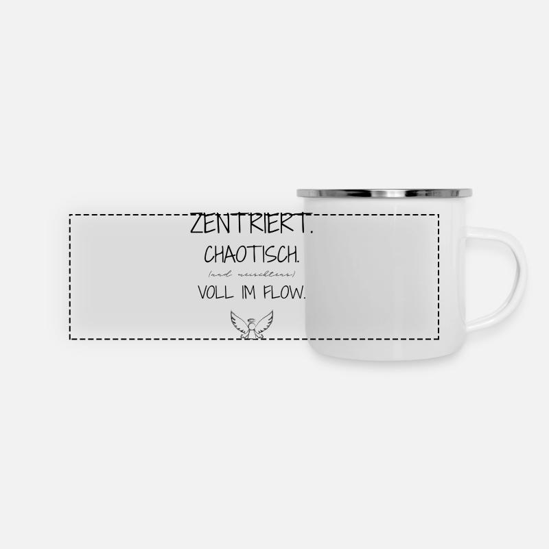 Statement design – irony meets everyday life - Panoramic Camper Mug - white
