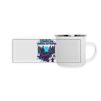 1980s Version Of 2026 - Panoramic Camper Mug - white - Front