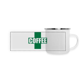 First Aid Coffee - Panoramic Camper Mug - white - Front