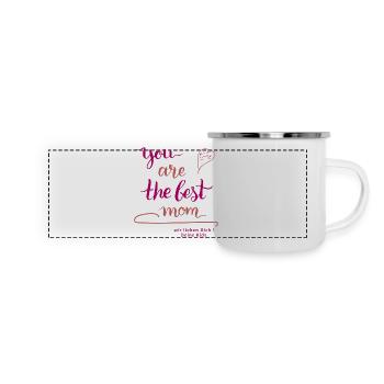 you are the best mom - Panoramic Camper Mug - white - Front