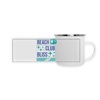 Beach Club Bliss – Summer & Party Vibes - Panoramic Camper Mug - white - Front