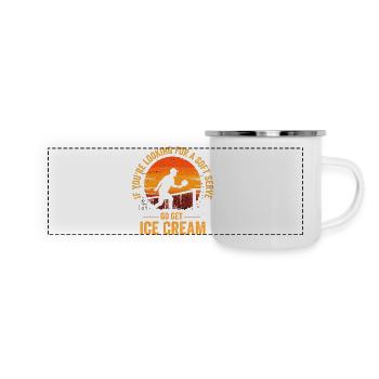 Pickleball Art For Men Women Pickleball Player - Panoramic Camper Mug - white - Front
