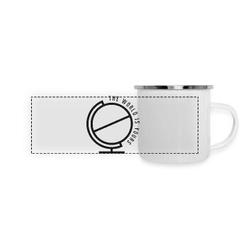 The world is yours - Panoramic Camper Mug - white - Front